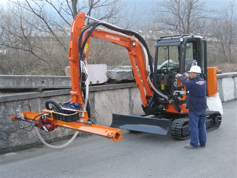 rock drill attachment for mini excavator|skid steer mounted drill rig.